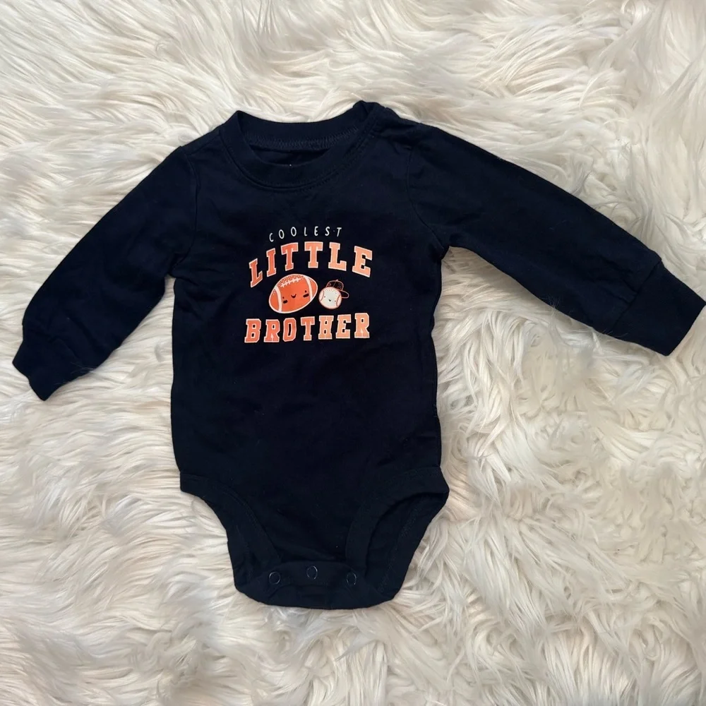 Carter’s Baby Boy 3M 4 Pc Bodysuit Jogger Pants‎ Bundle Football Car